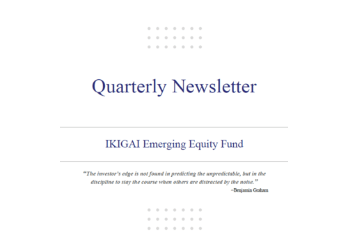 Quarterly Newsletter: April 2026